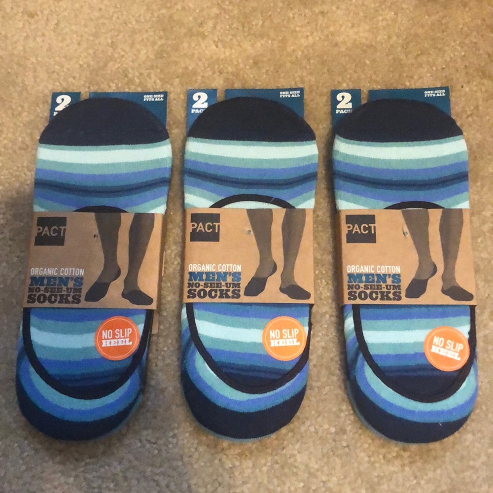 Organic cotton men’s no-see-um socks